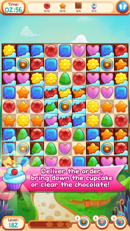 Sweet Candies 2 - Cookie Match 3 Puzzle Game screenshot-3