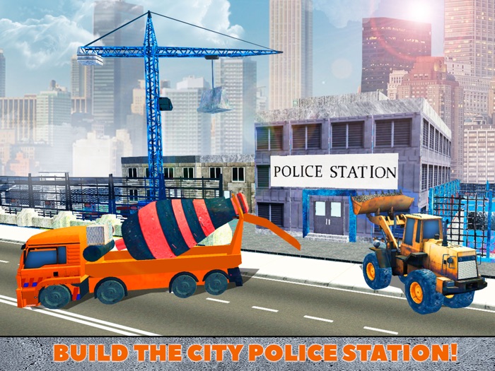City Police Station Building Simulator 3D