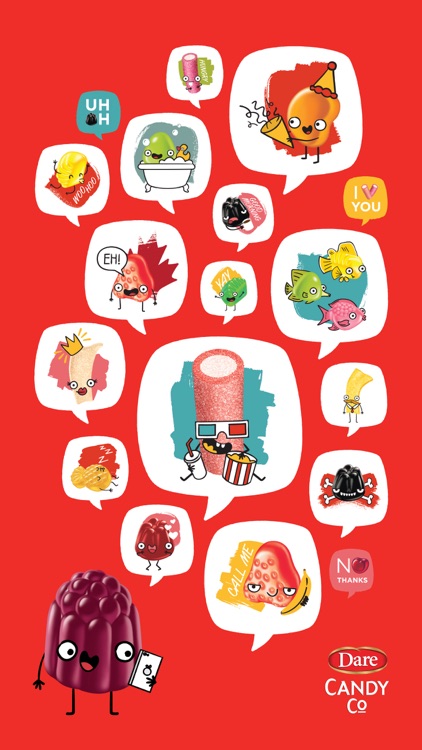 Dare Candy Co. Stickers