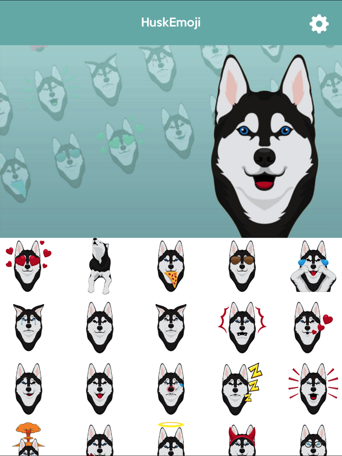 HuskEmoji - Huskymoji sticker keyboard