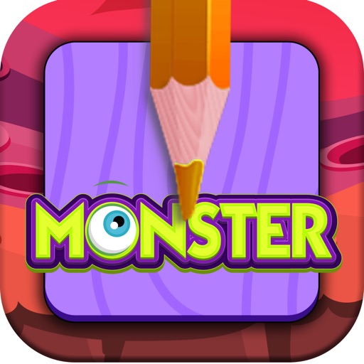 Monsters and Beasts Coloring Book Pro icon
