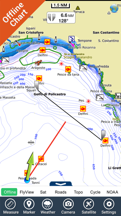 Marine: Greece West HD - GPS Map Navigator screenshot 3