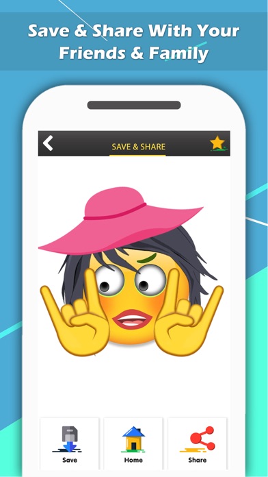 Emoji Maker - crear Chat Personal Emojies, SmileyCaptura de pantalla de5