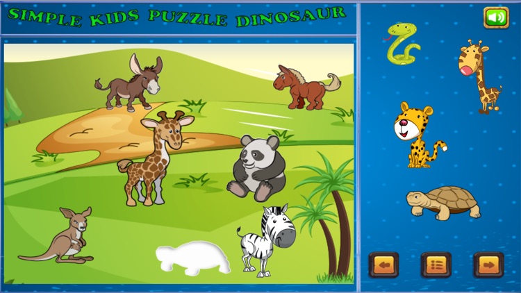 Animals Puzzles Kids & Alphabet Toddlers Game screenshot-4