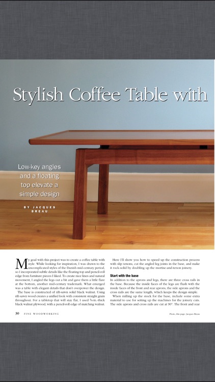 Fine Woodworking Magazine
