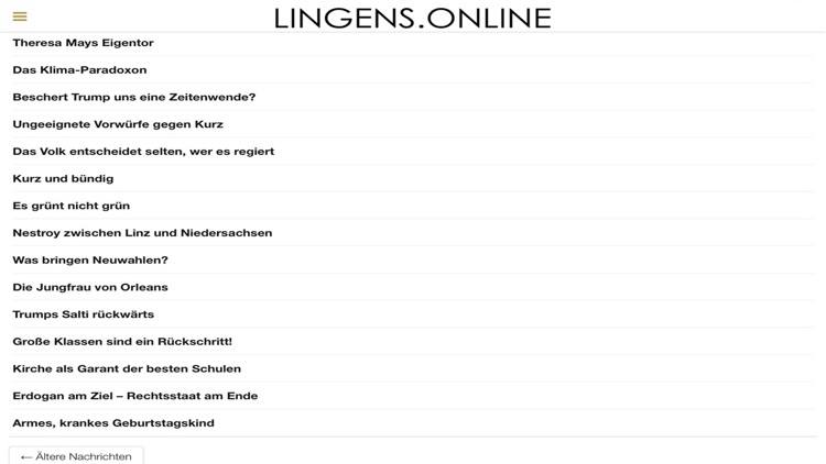 Lingens Online