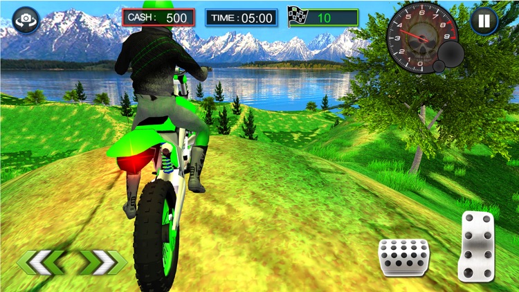 3D Motor Bike : Offroad Drag Racing