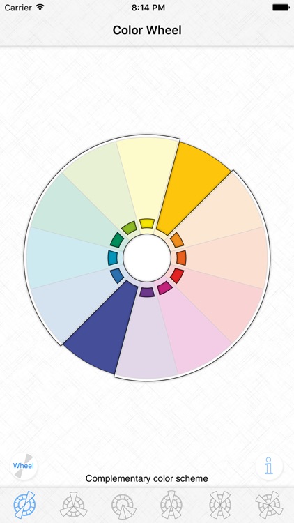Color Wheel - Basic color schemes