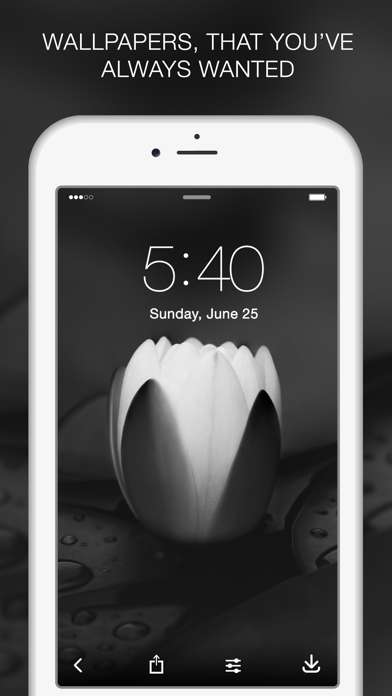 How to cancel & delete Black and White Wallpapers - HD Backgrounds from iphone & ipad 1