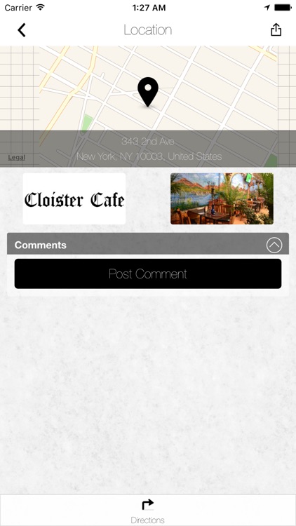 Cloister Cafe New York