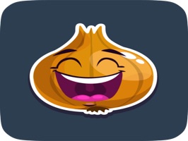 Animated Cute Onion Stickers for Messaging