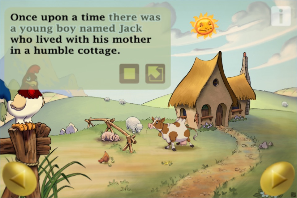 Jack and the Beanstalk Interactive Storybook screenshot 2