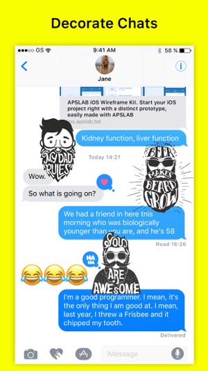 Beardo - Funny Quote Beard Sticker(圖4)-速報App