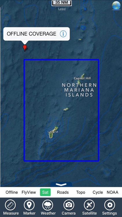 Marine : Guam island HD - GPS Map Navigator screenshot-4