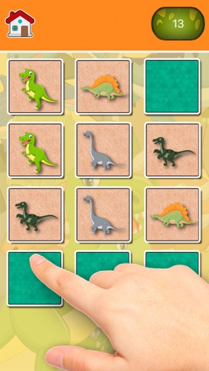 Dinosaurus Find the Pairs Learning & memo Game(圖3)-速報App