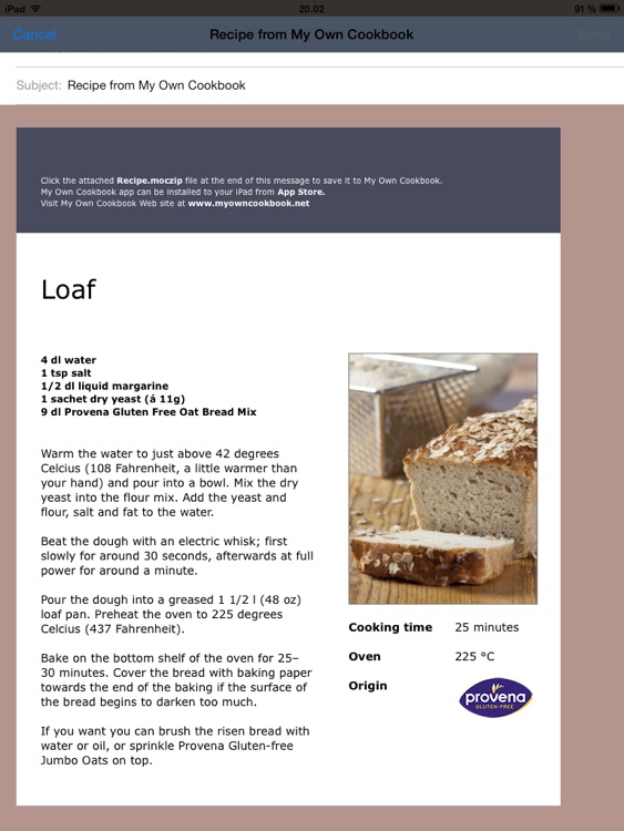 My Own Cookbook - Your Recipe Manager screenshot-3
