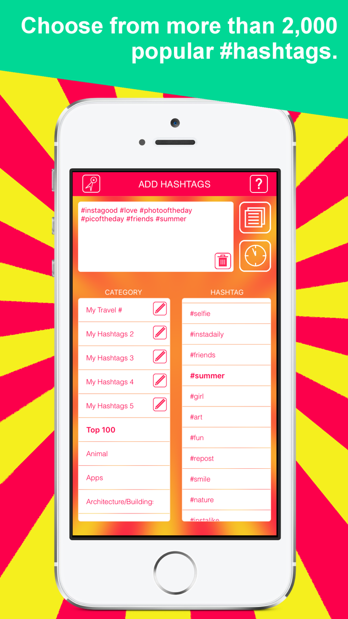 Hashtags by PreGram Hashtag Manager for Instagram