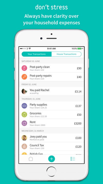 acasa - manage & split home bills, energy, rent screenshot-3