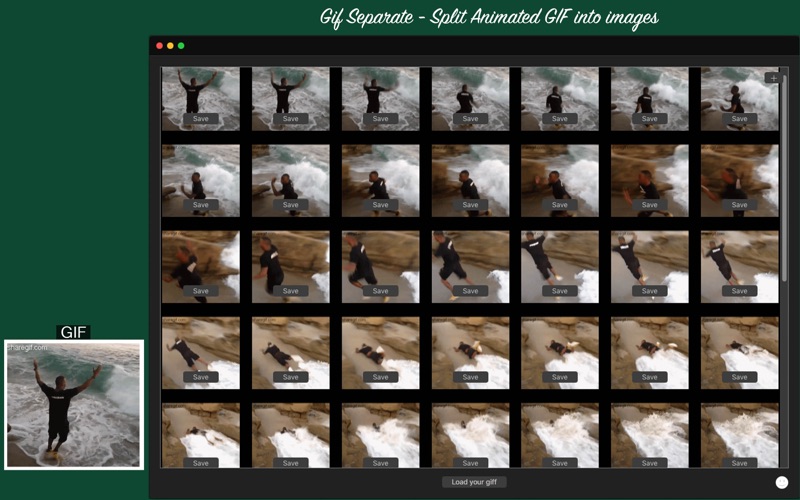 Gif Separate - Split Animated GIF into images for Mac