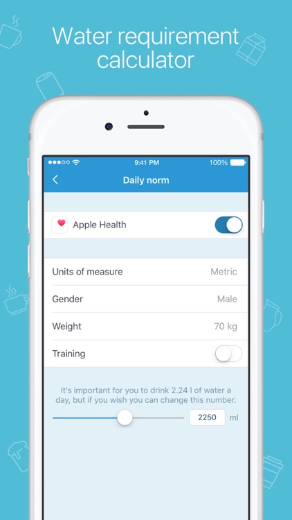 My Water Balance: Daily Drink Tracker & Reminder screenshot-3
