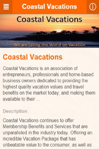 Coastal Vacations screenshot 2