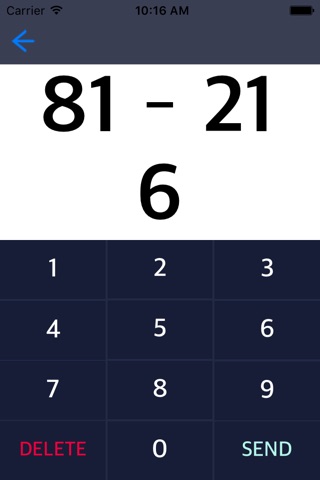 Math Punch: The mental calculator game. screenshot 2