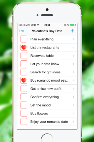 Valentine's Day Date Checklist screenshot 2