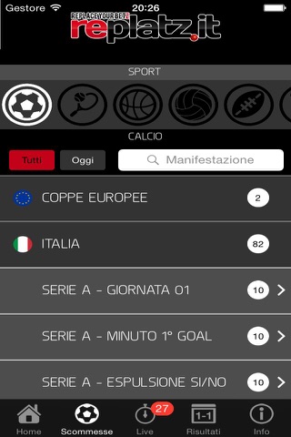 Replatz.it Scommesse screenshot 4