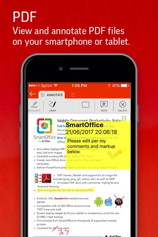SmartOffice - Document Editing screenshot 3