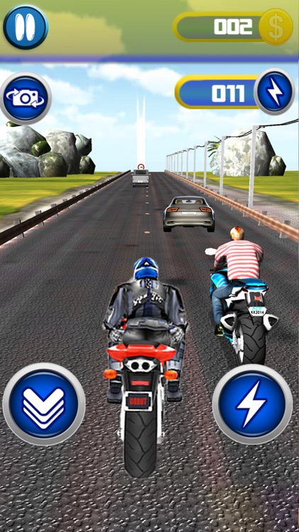 Highway Rider City Motor Racing 3D screenshot-3