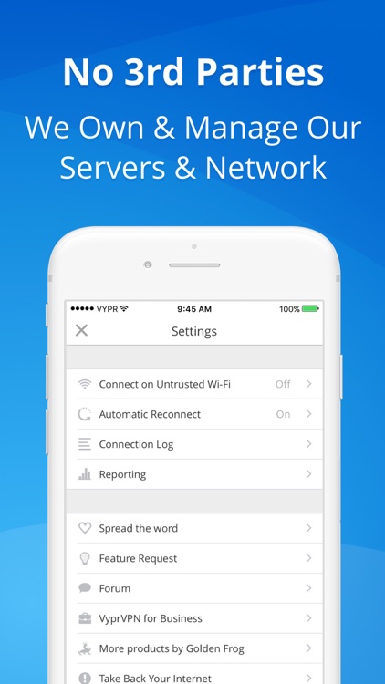 VPN - Fast & Secure VyprVPN screenshot-4