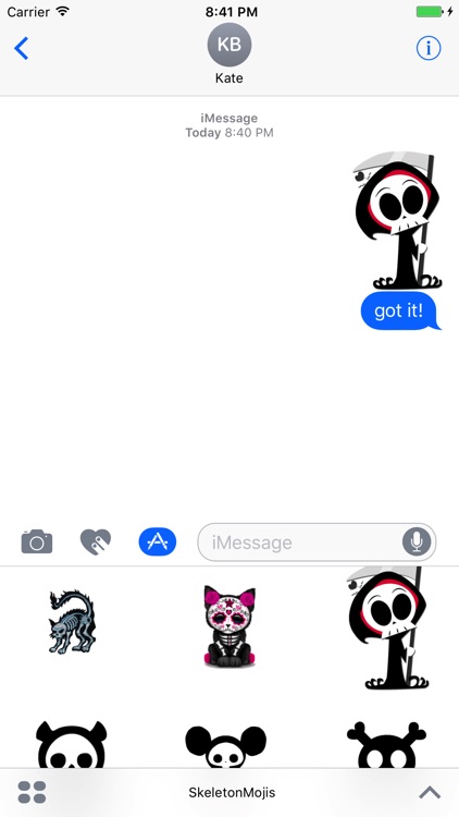 SkeletonMojis - Skeleton Emojis And Stickers