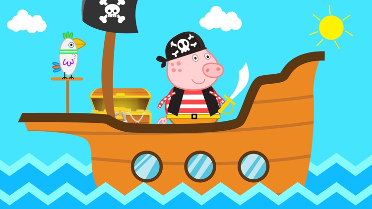 Baby Cartoons :Animal Pirate World & Treasure Hunt