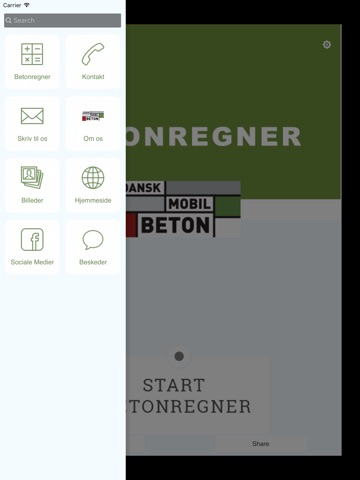 Betonregner Dansk Mobil Beton screenshot 2
