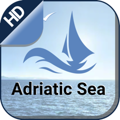 Adriatisches Meer boot gps nautisch offline karten
