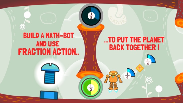 Robo Math Fractions