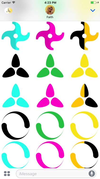 Fidget Spinner: Stickers and Emoji Keyboard screenshot-3