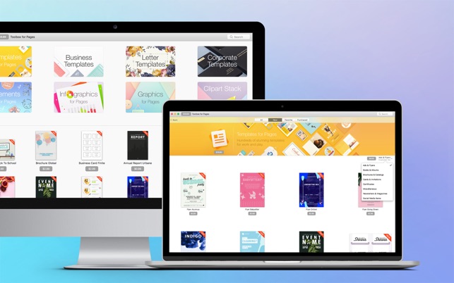 pages templates