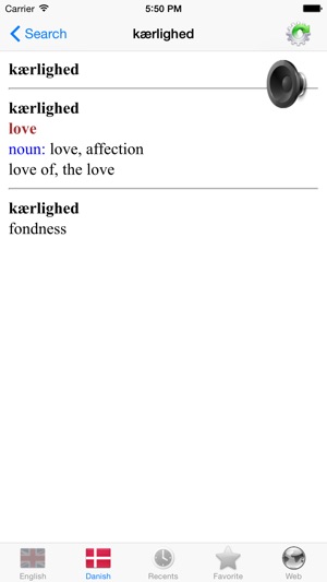 Danish English dictionary - Dansk Engelsk ordbog(圖3)-速報App