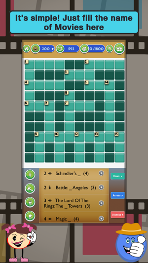 Movies Crosswords Puzzle(圖2)-速報App