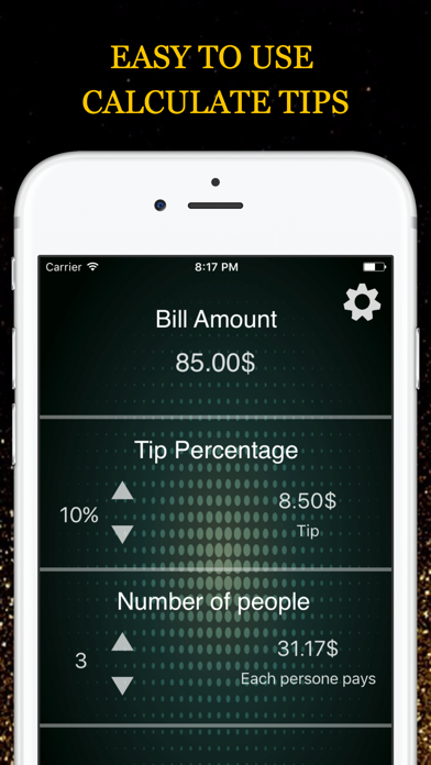 How to cancel & delete Bill Splitter - Pay Tip for Waiter and Waitress from iphone & ipad 1