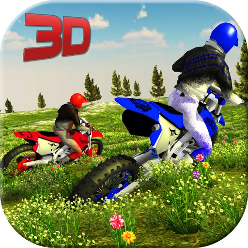 3D Мотоцикл: Внедорожный Drag Racing