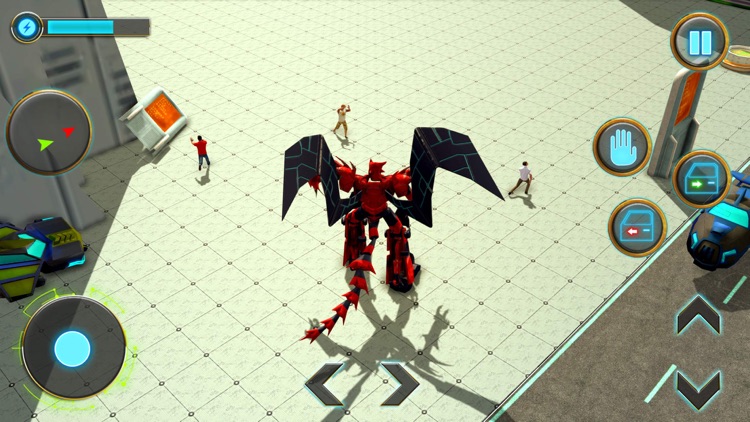 Incredible Dragon Robot 3D screenshot-3