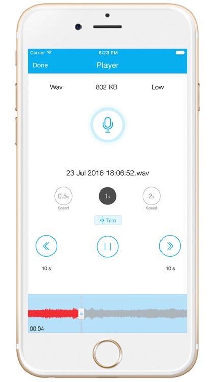 Audio Recorder Pro : Professional Voice Recorder screenshot-3