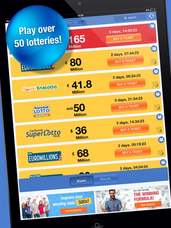 theLotter – Play Lotto on iPad