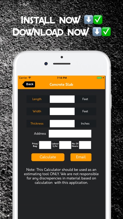 Concrete Calculator - Handyman Calculations