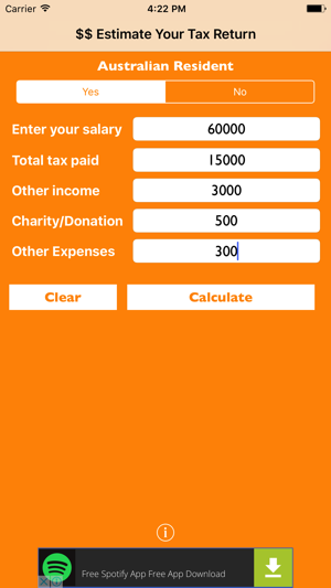 Tax Return Calculator(圖1)-速報App