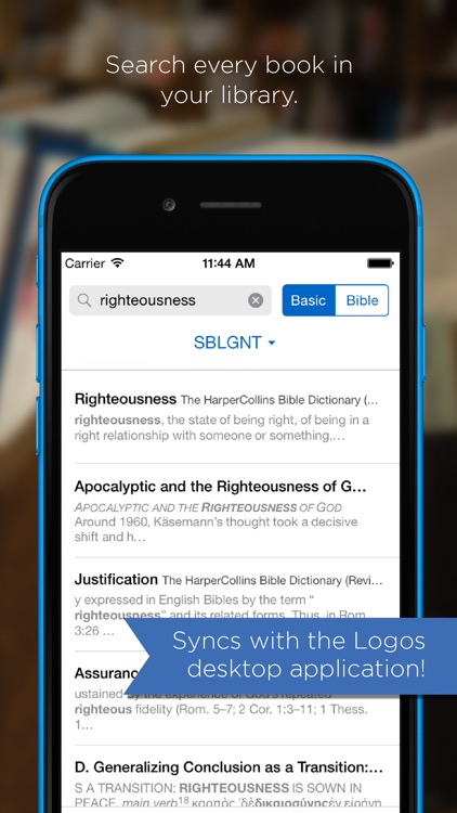 Logos: Daily Bible reading and study app