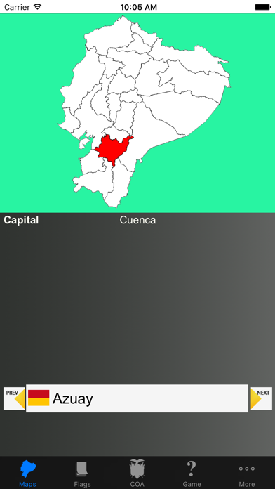 How to cancel & delete Ecuador Province Maps, Flags and Capitals from iphone & ipad 1