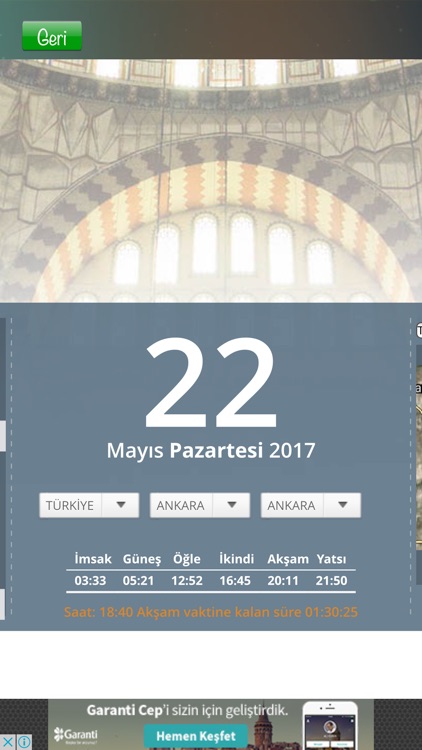 Ramazan-ı Şerif - İmsakiye - Oruç - Namaz - İmsak